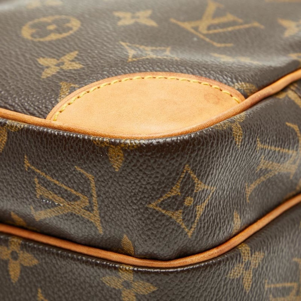 LOUIS VUITTON Brown Monogram Leather Shoulder Bag - Picture 7 of 13